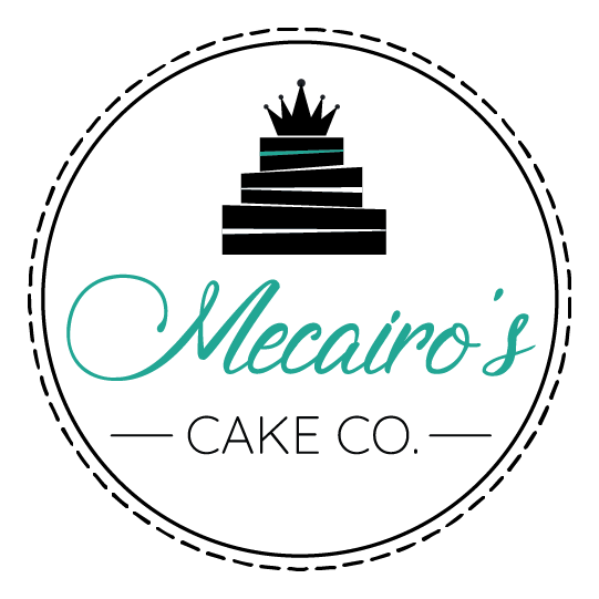 The logo for meacaro's cake co.